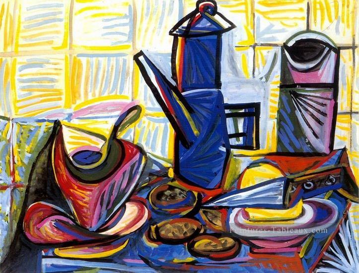Cafetiere 3 1943 cubisme Pablo Picasso Peintures à l'huile